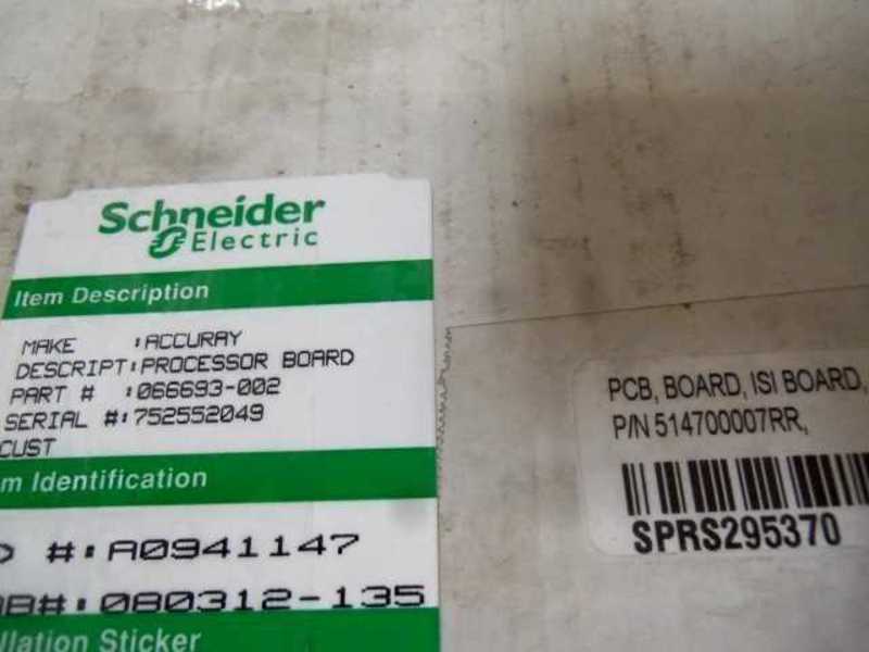 ACCURAY 066693-002 PROCESSOR BOARD 2-066692-01  NSMP