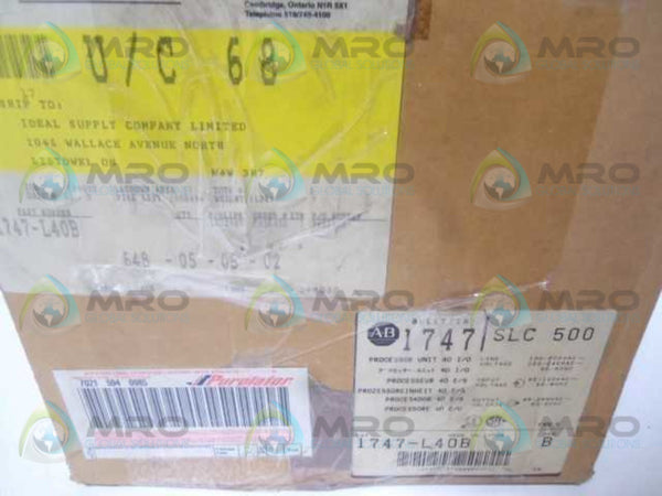 ALLEN BRADLEY 1747-L40B SER. B PROCESSOR  NSMP