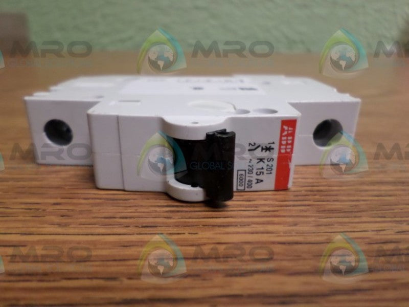 ABB S201-K15 CIRCUIT BREAKER 15A  UNMP