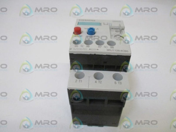 SIEMENS 3RU1126-4CB0 OVERLOAD RELAY 17,0-22,0A  UNMP