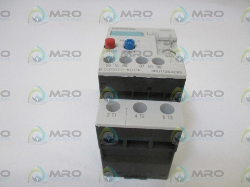 SIEMENS 3RU1126-4CB0 OVERLOAD RELAY 17,0-22,0A  UNMP