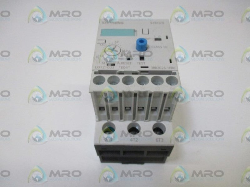 SIEMENS 3RB2026-1PB0 OVERLOAD RELAY 1,0-4,0A  UNMP