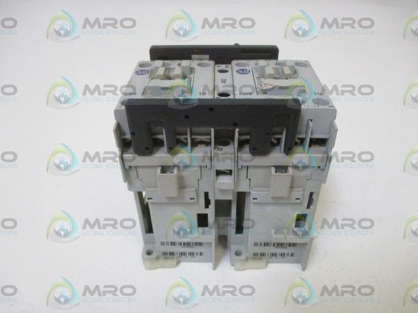 ALLEN BRADLEY 104-C09DJ22 SER. B REVERSING CONTACTOR 24V   UNMP