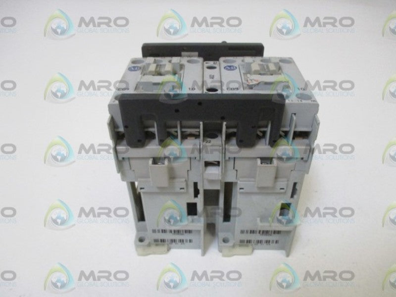 ALLEN BRADLEY 104-C09DJ22 SER. B REVERSING CONTACTOR 24V   UNMP