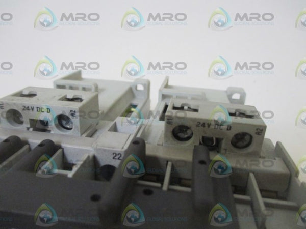 ALLEN BRADLEY 104-C09DJ22 SER. B REVERSING CONTACTOR 24V   UNMP