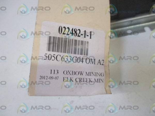 505C633G04 OM A2 CONTACTOR 120V  UNMP