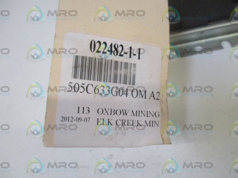 505C633G04 OM A2 CONTACTOR 120V  UNMP