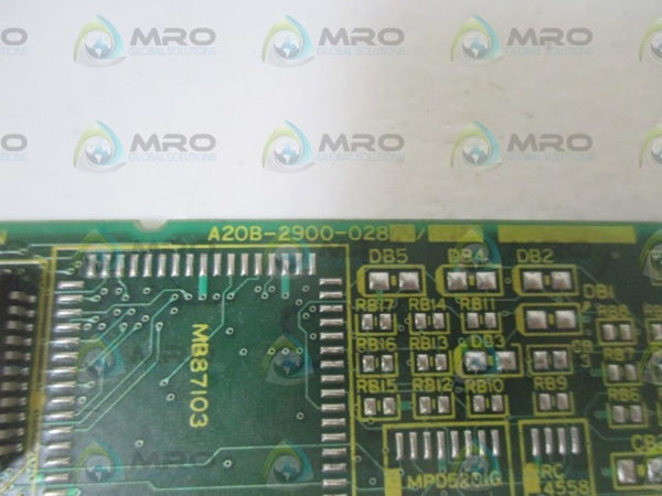FANUC A20B-2900-028 PC BOARD  UNMP