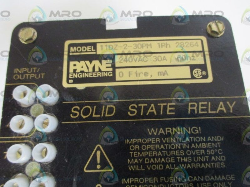 PAYNE 11DZ-2-30PM SOLID STATE RELAY  NSNP