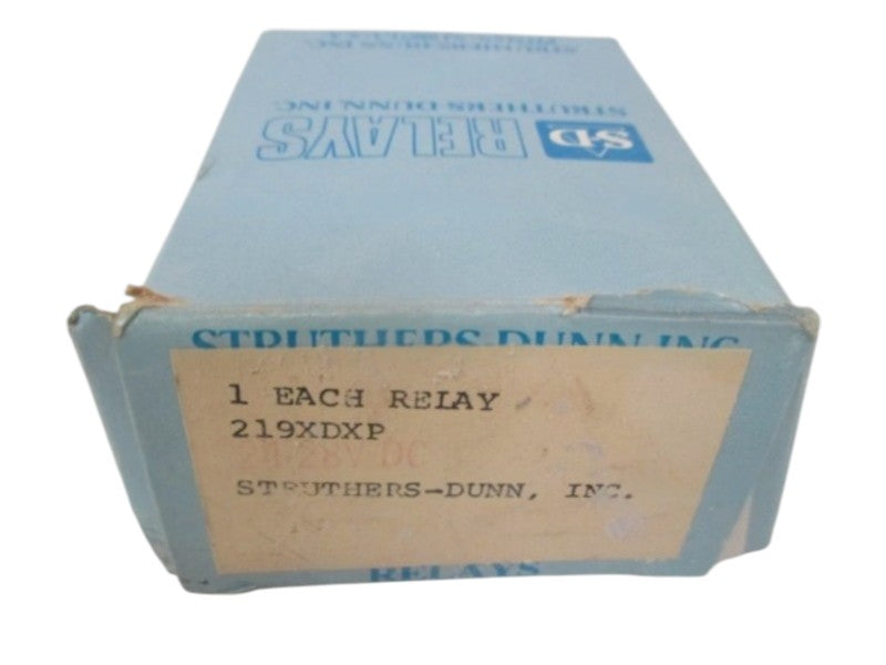 STRUTHERS-DUNN 219XDXP RELAY 24-28VDC  NSMP