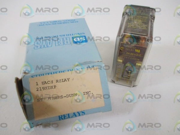 STRUTHERS-DUNN 219XDXP RELAY 24-28VDC  NSMP