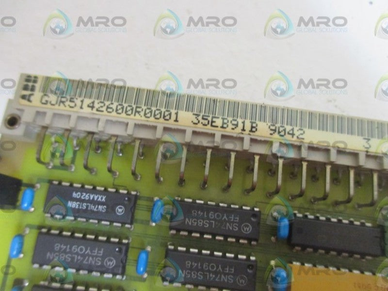 ABB GJR5142600R0001 35EB91B CIRCUIT BOARD  UNMP
