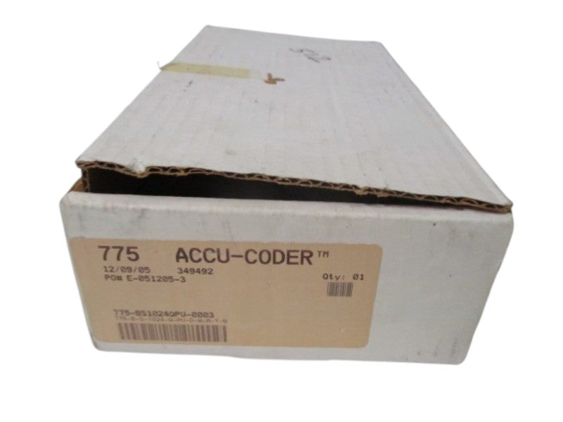 ACCU-CODER 775-B-S-0512-Q-PP-D-W-A-Y-N ENCODER  NSMP