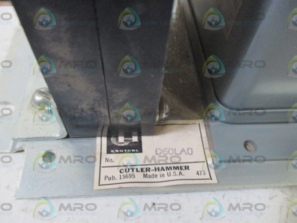 CUTLER HAMMER D60LAO CURRENT RELAY  UNMP
