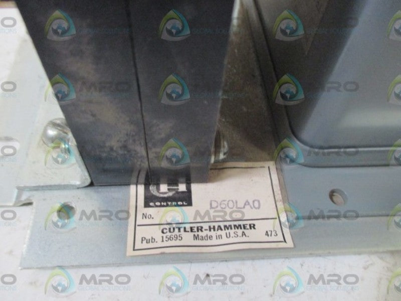 CUTLER HAMMER D60LAO CURRENT RELAY  UNMP