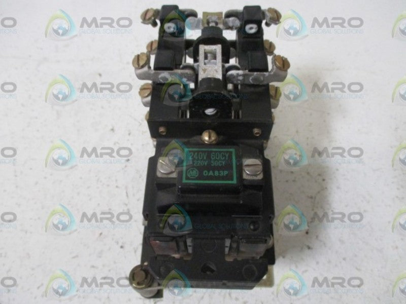 ALLEN BRADLEY 700-B440B020 SER.A AC RELAY  UNMP