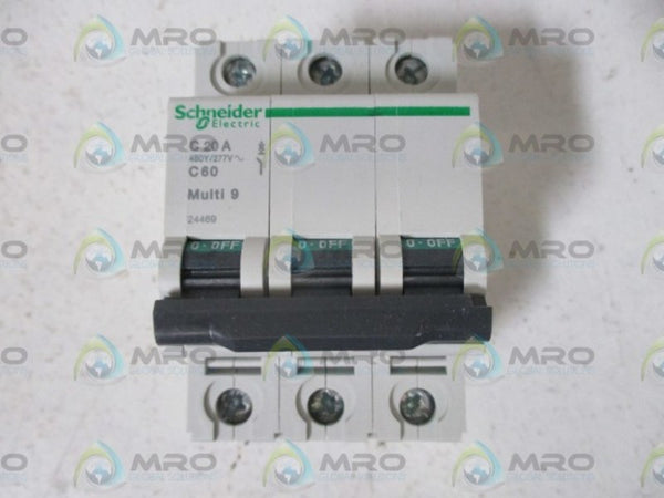 SCHNEIDER ELECTRIC C20A 480Y/277V  CIRCUIT BREAKER  NSMP  24469