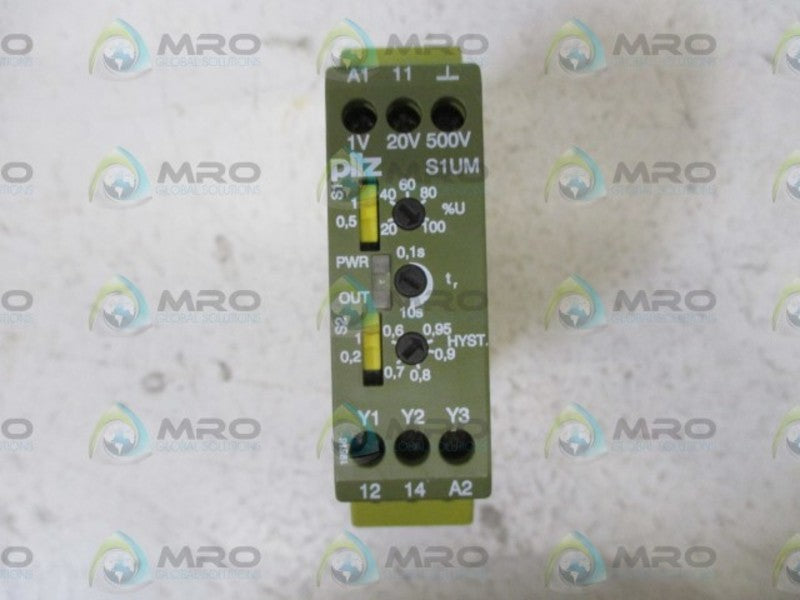 PILZ S1UM 110-130VACUM0.500VAC/CSUP SAFETY RELAY  NSNP
