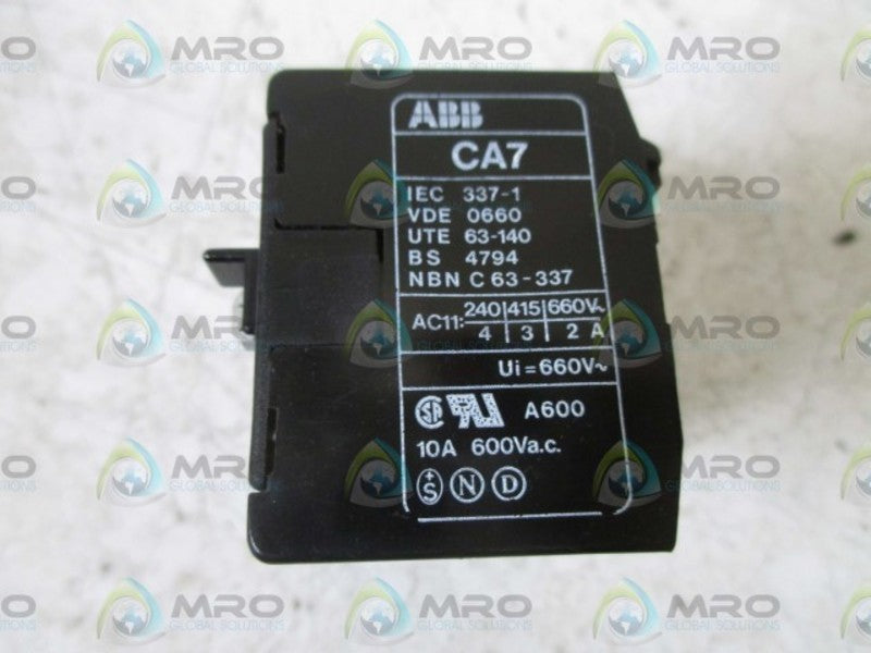 ABB CA7-22E CONTACTOR  UNMP