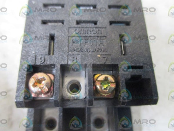 OMRON PTF11A RELAY SOCKET  UNMP