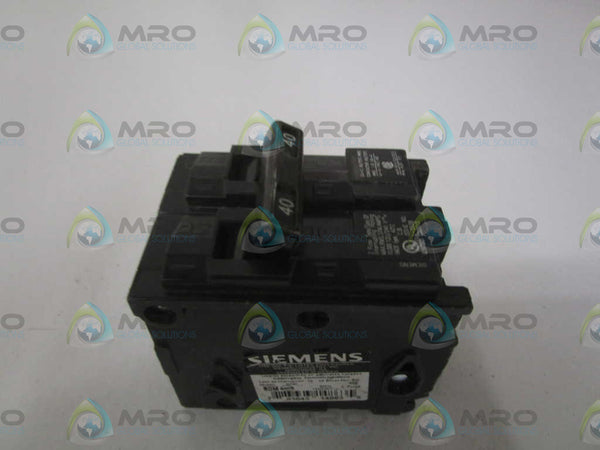 SIEMENS Q240 CIRCUIT BREAKER 40A  UNMP