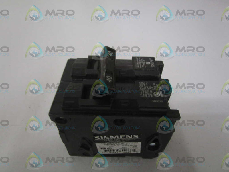 SIEMENS Q240 CIRCUIT BREAKER 40A  UNMP