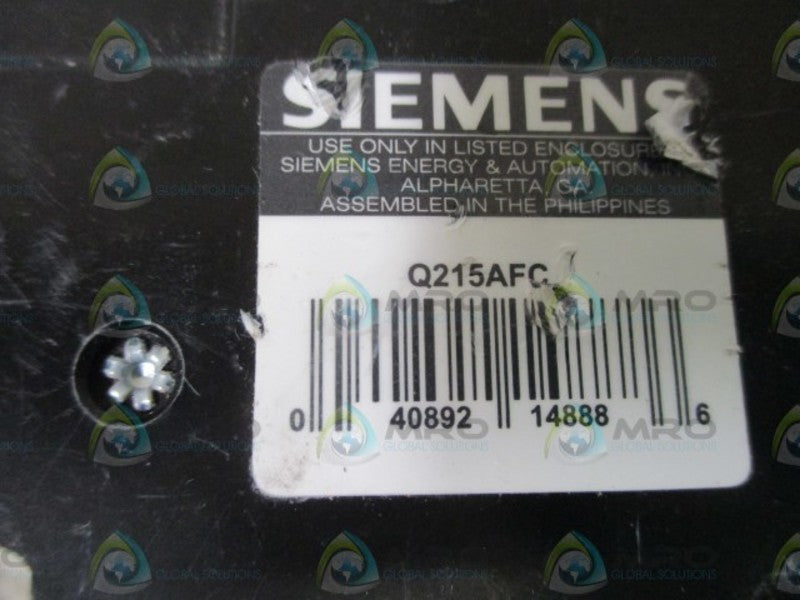 SIEMENS Q215AFC CIRCUIT BREAKER  NSNP
