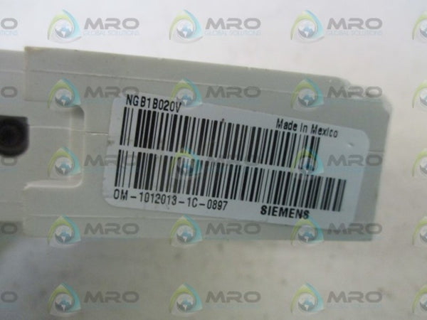 SIEMENS NGB1B020V CIRCUIT BREAKER  NSNP