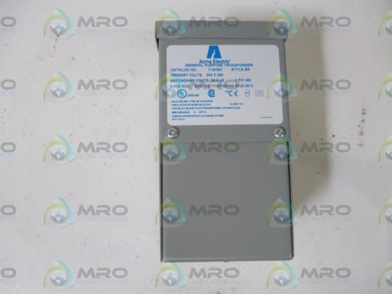 ACME T181061 GENERAL PURPOSE TRANSFORMER  NSMP