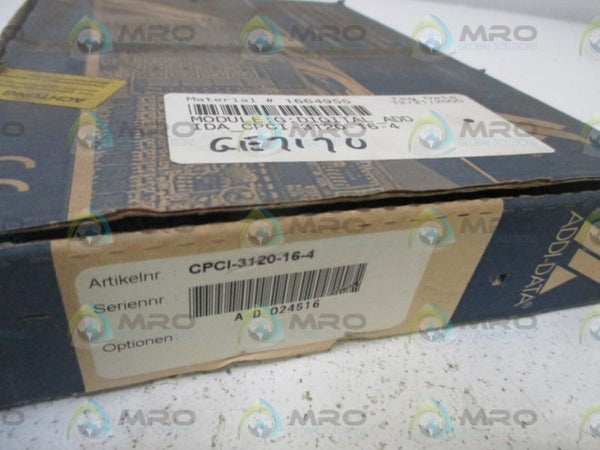 ADDI-DATA CPCI-3120-16-4 BOARD  NSMP