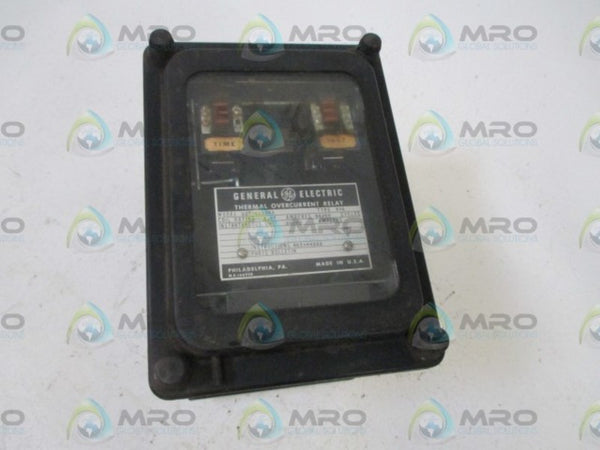 GENERAL ELECTRIC 12TMC11B6A THERMAL OVERCURRENT RELAY  UNMP