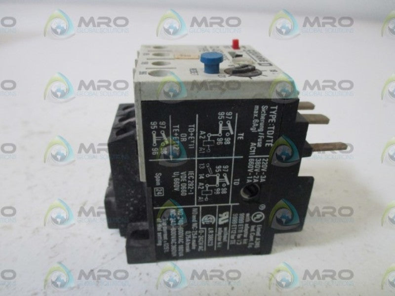 SQUARE D 9065-TE16 OVERLOAD RELAY  UNMP