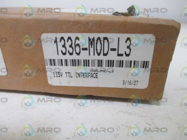 ALLEN BRADLEY 1336-MOD-L3 INTERFACE BOARD  NSFS
