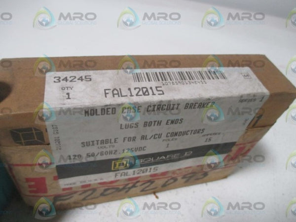 SQUARE D FAL12015 CIRCUIT BREAKER  NSFS