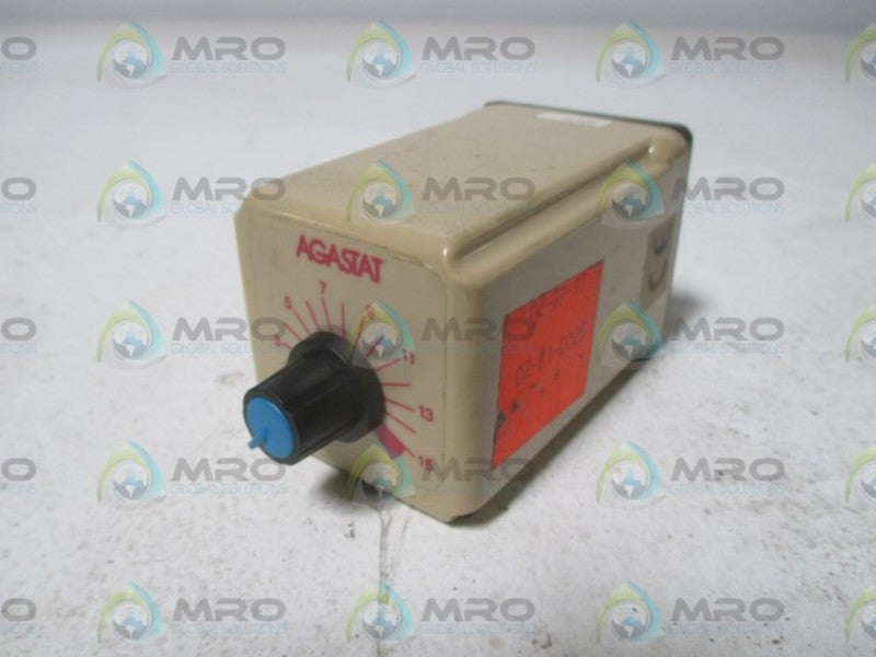 AGASTAT SCBRX022XXBBXA TIMING RELAY 240VAC .5-15S  UNMP