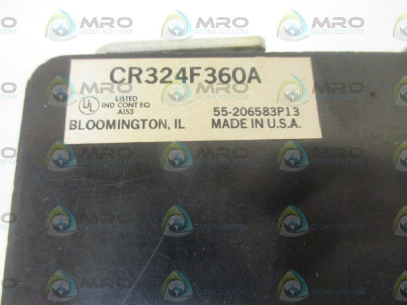 GENERAL ELECTRIC CR324F360A OVERLOAD RELAY  UNMP