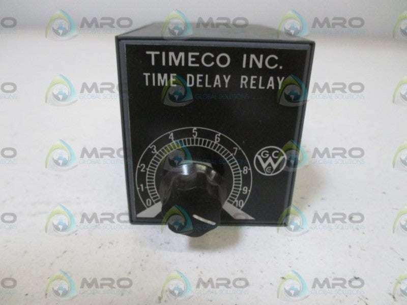 G.C. WILSON & COMPANY 591-16T TIME DELAY RELAY  UNMP