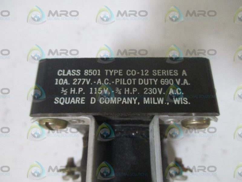 SQUARE D 8501-CO-12 SER.C MAGENTIC RELAY  UNMP