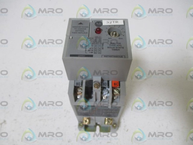 ALLEN BRADLEY 700-RTC01100U1 SER.A TIMING RELAY 120V  UNMP