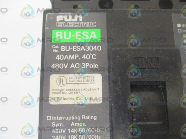 FUJI ELECTRIC BU-ESA3040 CIRCUIT BREAKER  NSNP