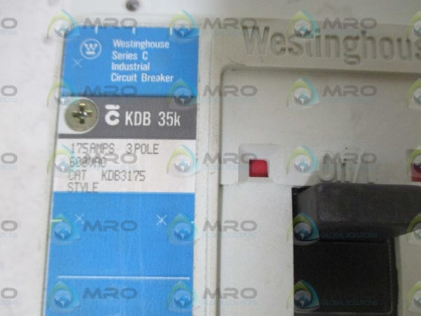 WESTINGHOUSE KDB3175 CIRCUIT BREAKER  NSNP