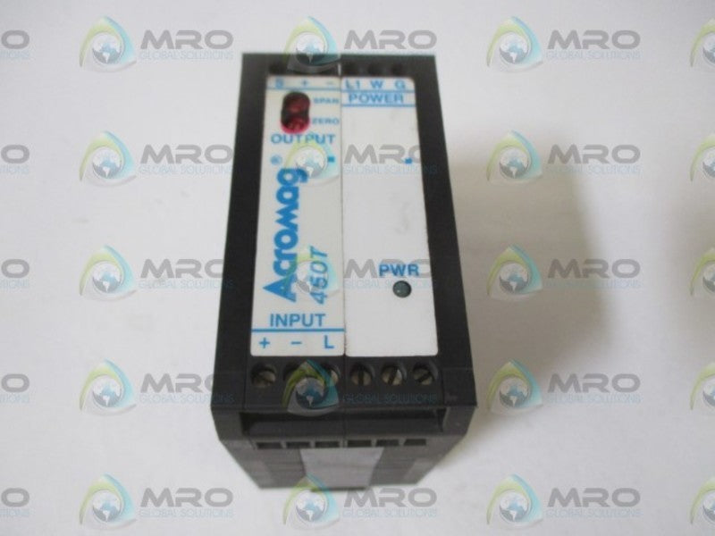 ACROMAG 450T-V3-V0-1-DIN-NCR-C TRANSMITTER  NSNP