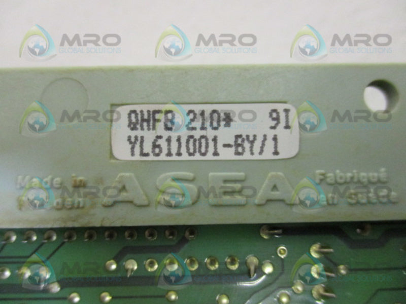 ABB QHFB210 YL611001-BY/1 CIRCUIT BOARD  UNMP