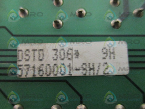 ABB DSTD306 57160001-SH/2 CONNECTION BOARD  UNMP