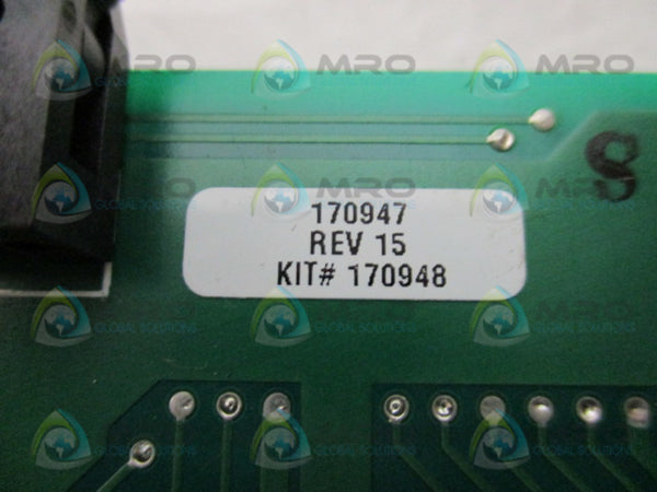 ALLEN BRADLEY 170948 CONTROL SYSTEM BOARD  UNMP