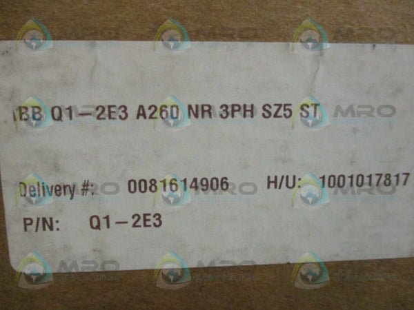 ABB Q1-2E3 STARTER  NSFS