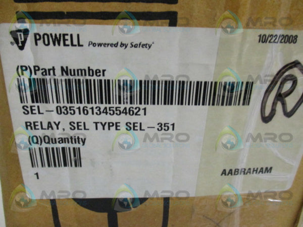 SEL SEL-351 03516134554621 DIRECTIONAL OVERCURRENT RELAY  NSNP