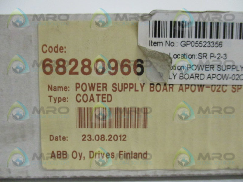 ABB APOW-02C POWER SUPPLY  NSFS