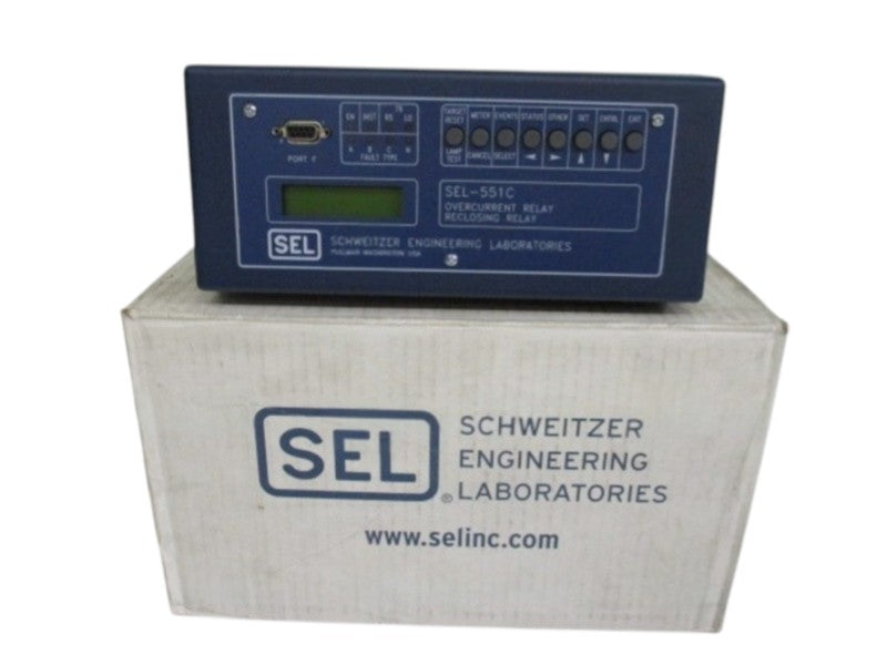 SEL SEL-551C 0551C0DX554X OVERCURRENT RELAY RECLOSING RELAY  NSMP