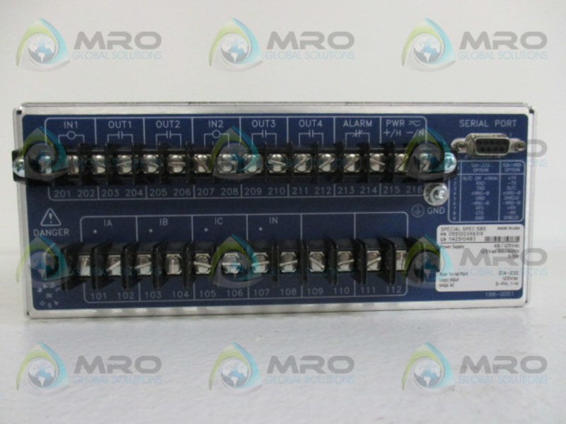 SEL SEL-551 0551003X631X OVERCURRENT RELAY RECLOSING RELAY  NSMP